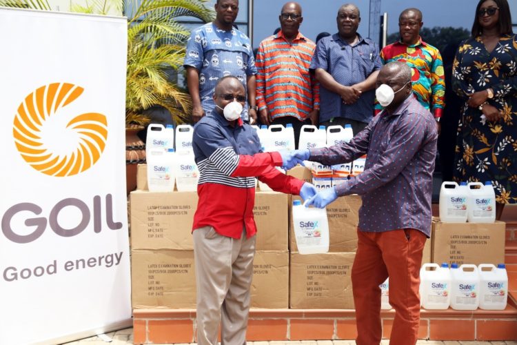 GOIL donates PPEs, sanitizers to drivers to fight coronavirus spread