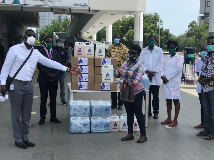 GSA supports Ridge and Tema General Hospitals to fight COVID-19 pandemic