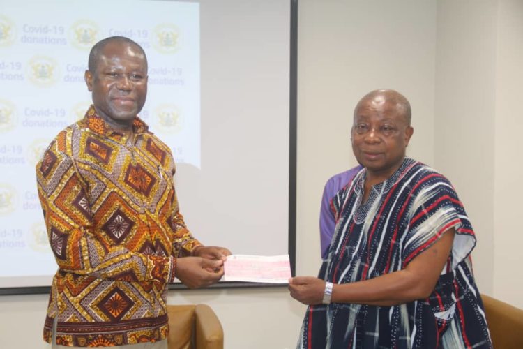 COCOBOD CEO and Deputies donate salaries, sanitizers and more, to support COVID-19 fight