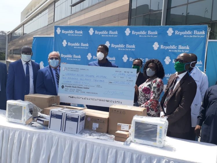 Republic Bank donates GHc240k to Greater Accra Regional Hospital