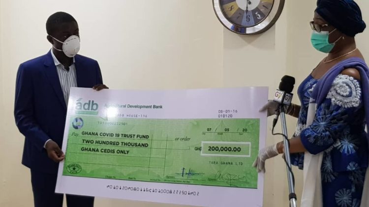Yara Ghana donates to the Covid-19 National Trust Fund
