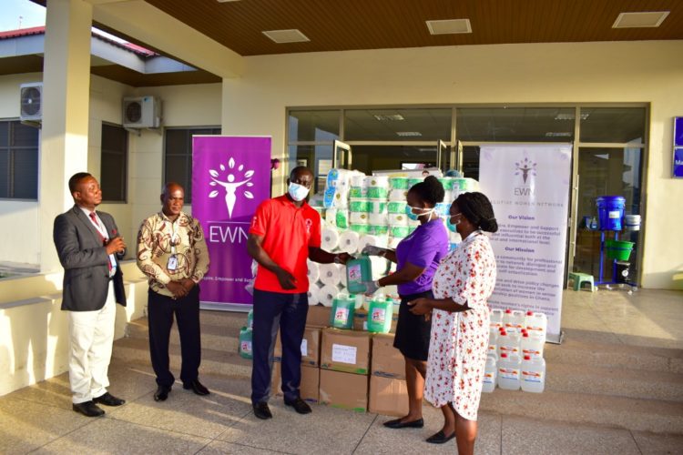 EWN supports vulnerable groups and health centres in the fight against COVID-19