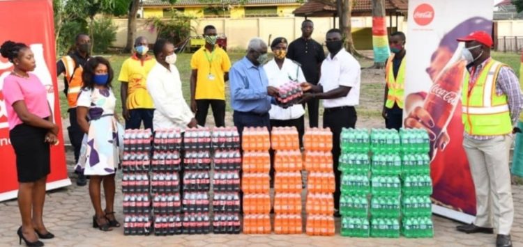 COVID-19: Coca-Cola Ghana donates food items, beverages to needy residents of Tema West