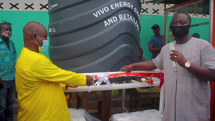 COVID-19: Vivo Energy and retailers install water storage facilities at lorry parks and markets