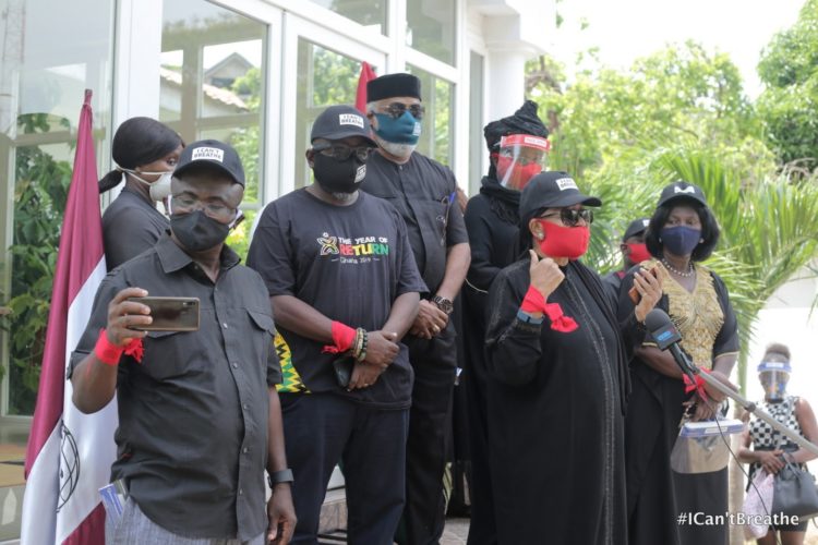 Global African Community in Ghana seeks justice for George Floyd