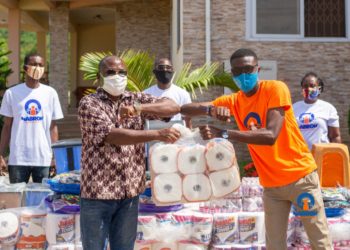 Nabrok Foundation backs Covid-19 fight in Asuogyamang Constituency