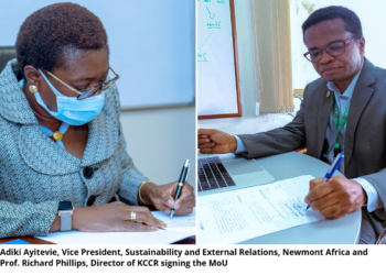 Newmont Ghana signs GHc3m MoU with KCCR to support fight against COVID-19