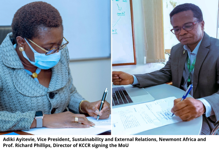 Newmont Ghana signs GHc3m MoU with KCCR to support fight against COVID-19