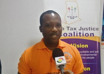 Acting National Coordinator of Tax Justice Coalition -Ghana, Mr. Bernard Anaba ....