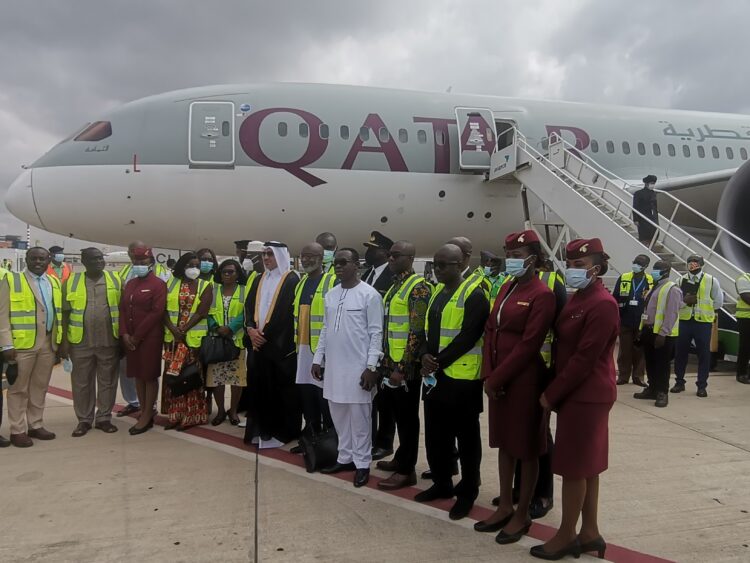 Qatar Airways makes first passenger flight to Ghana with Boeing 787 Dreamliner