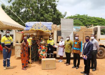 Newmont Ghana’s Akyem Mine supports New Abirem Government Hospital with GHc 360,000 in COVID-19 Supplies
