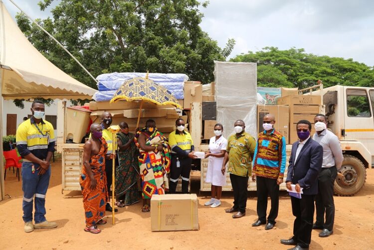 Newmont Ghana’s Akyem Mine supports New Abirem Government Hospital with GHc 360,000 in COVID-19 Supplies