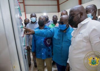 President inaugurates 1D1F rice factory at Sefwi-Akontombra