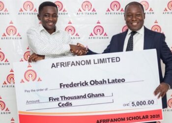 AFRIFANOM honours two best graduating students of KNUST
