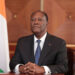 The President of Cote d’Ivoire Alassane Ouattara meets Eni’s CEO Claudio Descalzi