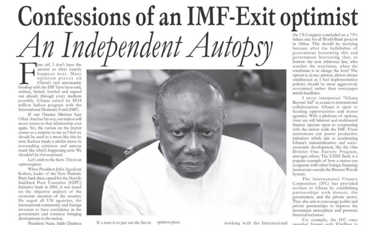 Any alternatives to the International Monetary Fund (IMF) Africa should be looking at?